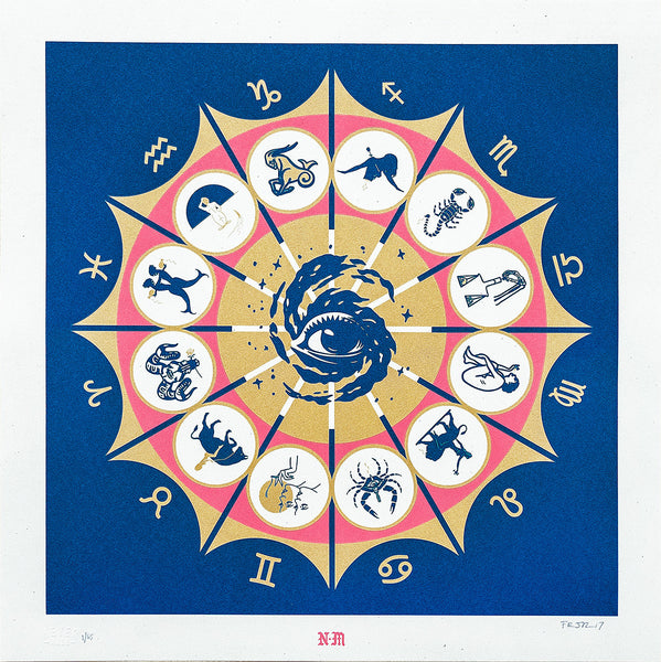 Zodiac Chart Print