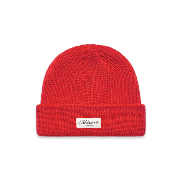 Vela Cuff Beanie - Red